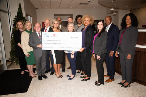 Representatives from FHLB Dallas, Red River Bank and Acadiana Legal Service Corporation celebrate a $100,000 Heirs’ Property Program grant. (Photo: Business Wire)