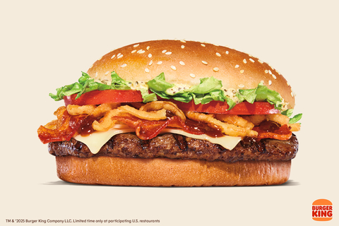 Inspired by Guests’ requests, the all-new Steakhouse Bacon Whopper comes to menus nationwide for a limited time starting March 6. Guests can also enjoy their favorite combo meal in all-new ways by choosing a side of Chicken Fries, Mozzarella Fries or Churro Fries instead of classic French Fries, Onion Rings or Have-sies. (Photo: Business Wire)