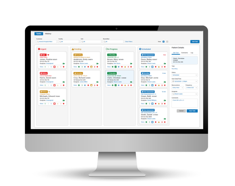 Caregility’s new iCare Coordinator application for virtual care work management (Photo: Business Wire)