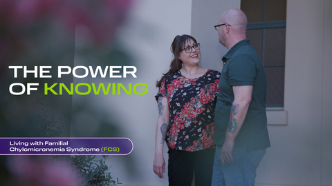 original The Power of Knowing: Living with Familial Chylomicronemia Syndrome (FCS) http://www.lowermytgs.com/ (Graphic: Business Wire)