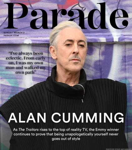 Alan Cumming Shares Secrets From ‘The Traitors’ and Beyond in Parade’s Exclusive Cover Story (Photo: Business Wire)