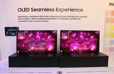 Samsung Display MWC 2025 OLED Seamless Experience (Photo: Business Wire)