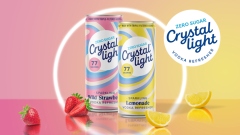 Crystal Light Answers Decades-Long Call from Fans with First-of-Its-Kind Vodka Refreshers