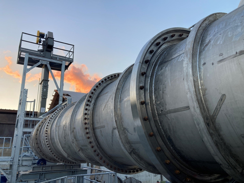 TSI Torreactor Drum During Installation (Photo: Business Wire)