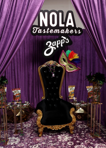 Zapp's celebrates Mardi Gras season with its new Big Cheezy Sinfully-Seasoned® Pretzel Stix. Source: Utz Brands, Inc.