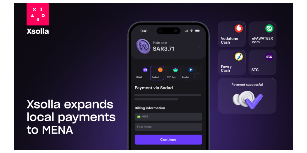 エクソーラはMENA地域にローカル決済オプションを拡大。より多くのプレーヤーにリーチして、急成長市場での収益を向上