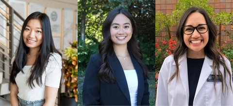 Pictured from left to right: Faye Nie; Victoria Cao; Isabella Jenson (Photo: Business Wire)