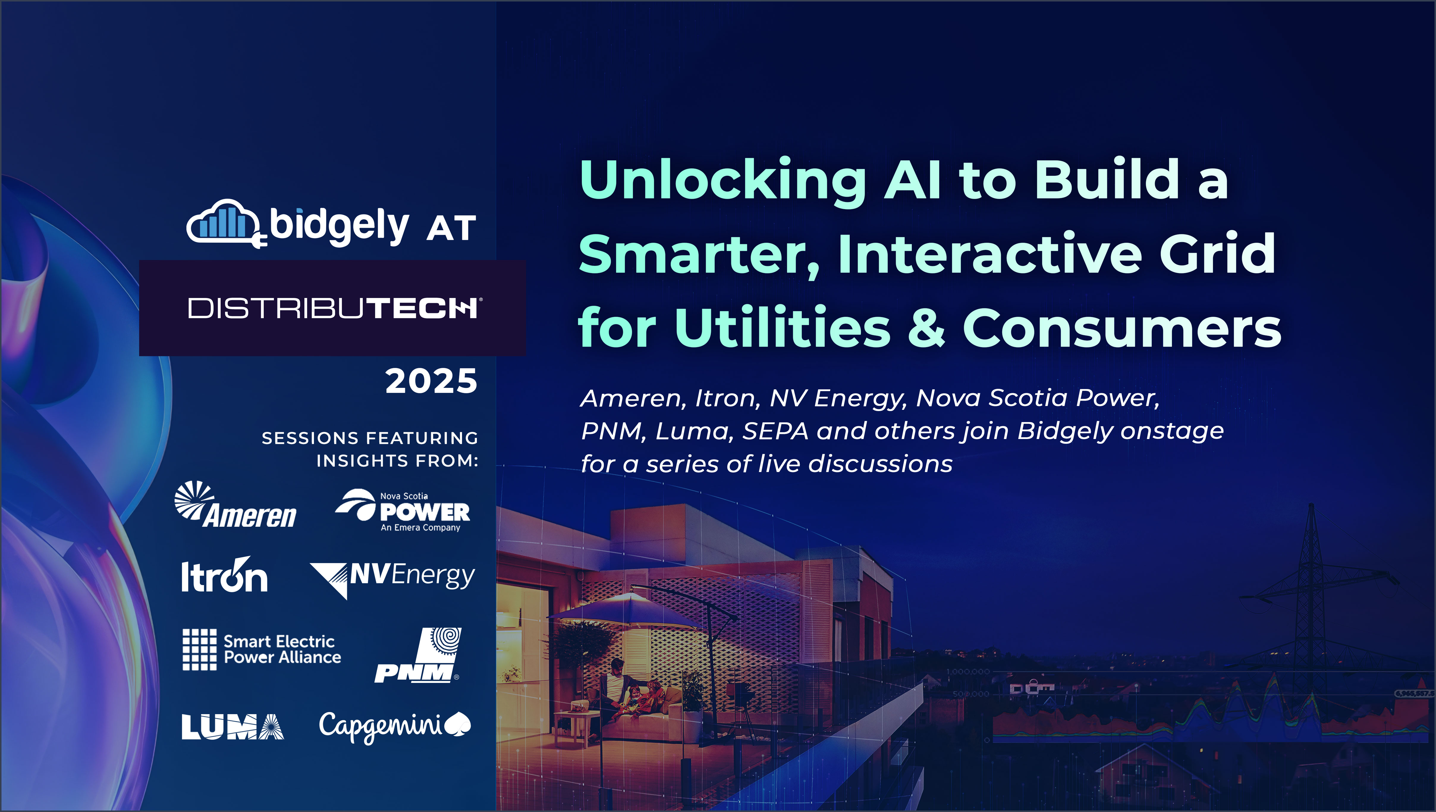 Bidgely auf der DistribuTECH 2025: KI fr ein intelligenteres, interaktives  Stromnetz fr Versorgungsunternehmen und Verbraucher