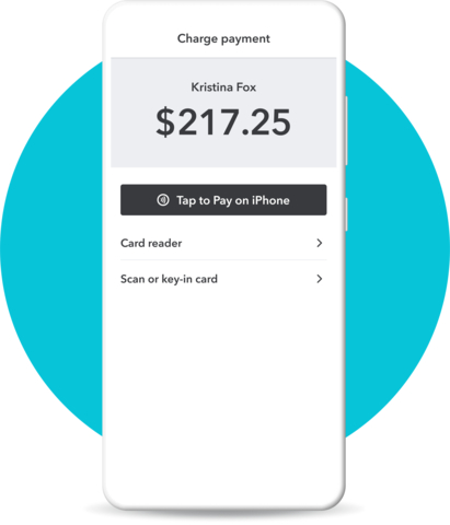 Tap to Pay on iPhone for QuickBooks Online (Graphic: Business Wire)