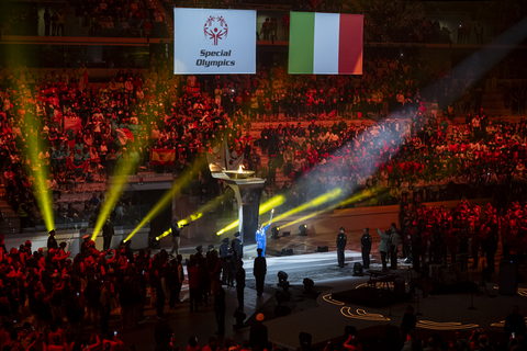 The Special Olympics World Winter Games Turin 2025 kicked off on March 8, 2025, with an Opening Ceremony in Turin’s Inalpi Arena. Photo credit: Special Olympics International