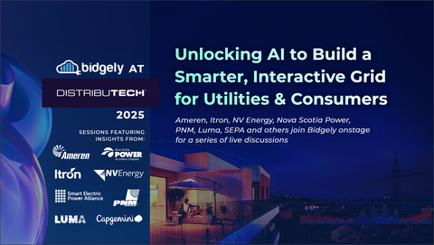 Bidgely and its utility partners will showcase the power of AI for innovative energy management at DistribuTECH 2025. (Photo: Business Wire)