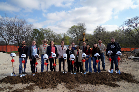 Community leaders and partners gather for the groundbreaking of The Sasha, an affordable housing project in Austin, Texas, which will provide shelter and support for survivors of violence and abuse. (Photo: Business Wire)