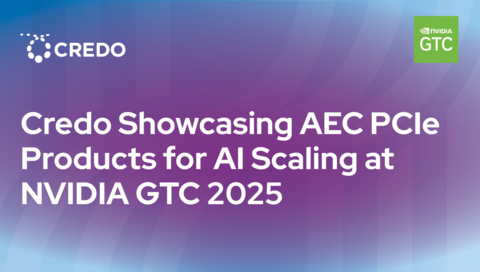 original Credo at NVIDIA GTC 2025 (Graphic: Business Wire)