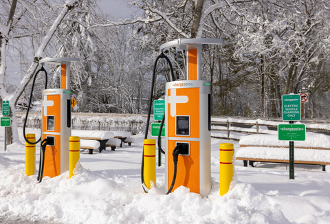 ChargePoint today announced the opening of five ultra-fast charging sites in upstate New York, supported by the New York State Energy Research and Development Authority (NYSERDA). (Photo: Business Wire)