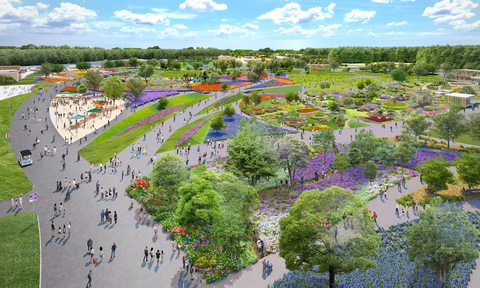 Image of Main Garden (Courtesy of Japan Association for the International Horticultural Expo 2027, Yokohama)