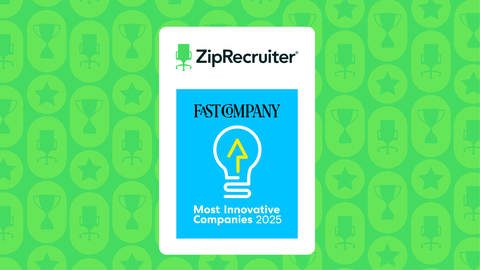 ZipRecruiter named to Fast Company’s annual list of World’s Most Innovative Companies for 2025