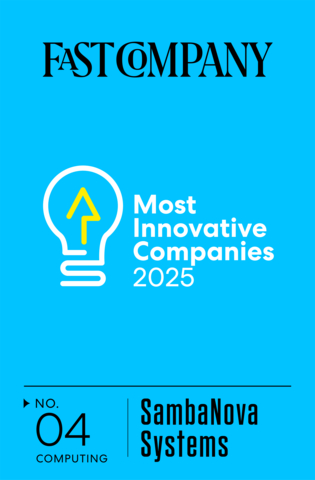 SambaNova named to Fast Company’s World’s Most Innovative Companies of 2025 list