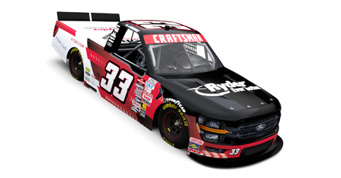 Ryder enters the racing world with sponsorship of the No. 33 Ryder Ford F-150 for Reaume Brothers Racing and driver Frankie Muniz in the 2025 NASCAR Craftsman Truck Series.