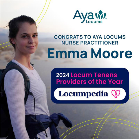 Aya Locums is a division within Aya Healthcare that matches physicians and advanced practice providers with facilities across the country.