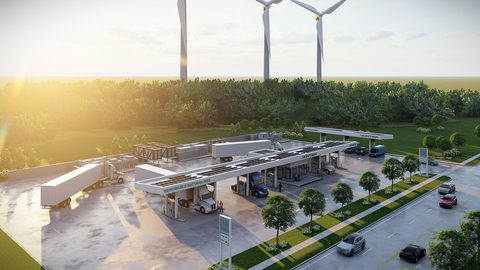 original Gasboy rendering of a fleet station