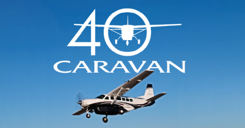original Cessna Caravan celebrates 40 years of adventures as one of the most versatile aircraft in the industry (Photo Credit: Textron Aviation).