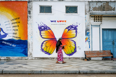 thumbnail PEOPLE'S VOTE WINNER - Fluttering Through Life by Mohamed Rafi - Pondicherry, India 
