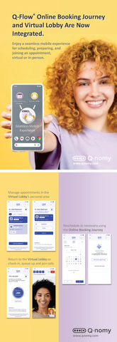 thumbnail Q-Flow® Online Booking Journey and Virtual Lobby are now integrated - learn more!