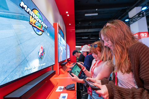 original In this photo provided by Nintendo of America, guests enjoy playing the Mario Kart World game on the Nintendo Switch 2 system at the Nintendo Switch 2 Experience event in New York on Apr. 4, 2025. With new ways to play and new ways to connect players, the Nintendo Switch 2 system arrives June 5.