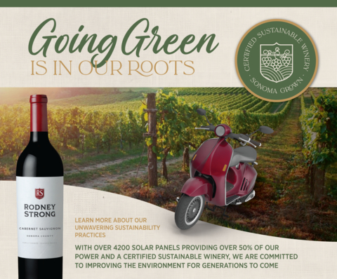 thumbnail Going Green is in our Roots | Rodney Strong Vineyards is devoted to sustainability at all levels of the organization. Efforts which have earned the company recognition as one of California's first certified sustainable wineries and vineyards.