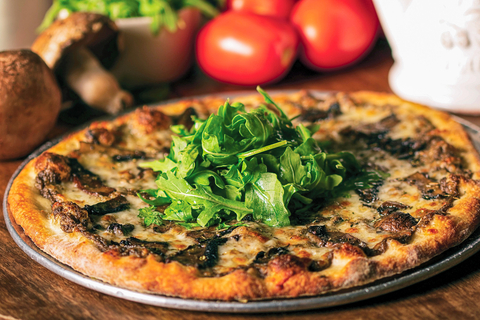 thumbnail Russo's features unique hand-crafted pizzas like their Truffle Portabello Mushroom Pizza