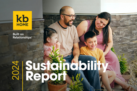 original KB Home, one of the largest and most trusted homebuilders in the U.S., today published its 2024 Sustainability Report, the 18th edition of the longest-running, most comprehensive publication of its kind in the industry.
