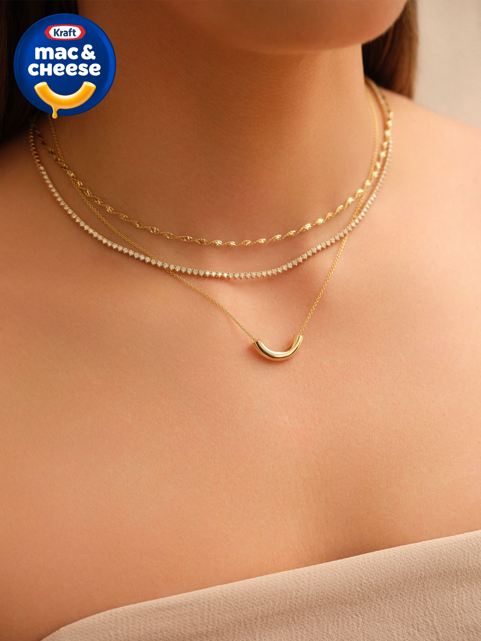 SON OF THE CHEESE「Gold Neck」 18k ネックレス | APPS-BICENTENARIO 