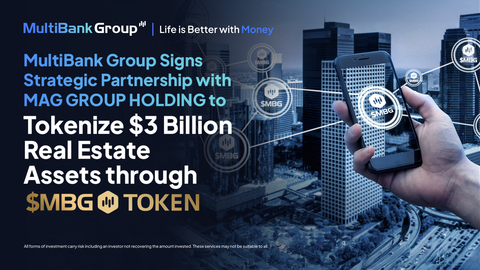 MultiBank Group firma alianza estratégica con MAG para tokenizar $3 000 millones de activos inmobiliarios