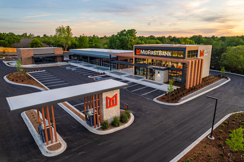 original MidFirst Bank's new, innovative banking center in Edmond, OK