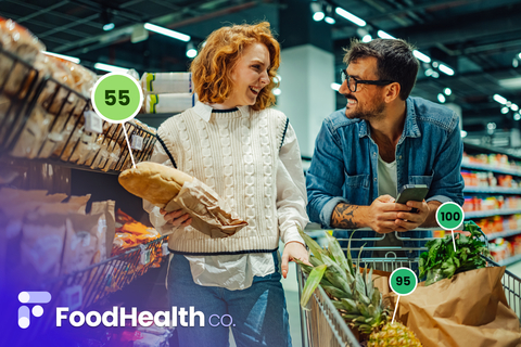 original One score to make nutrition simple. The FoodHealth Score powers smarter grocery shopping online and in-store.