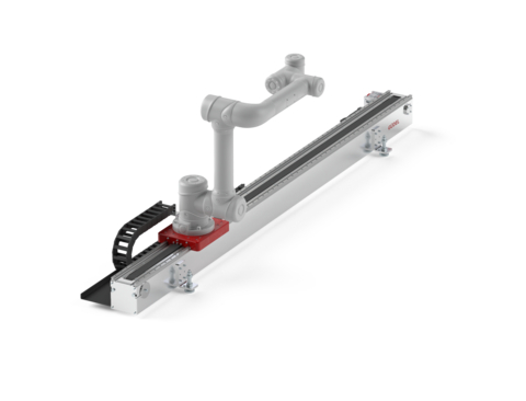 original A market leader in providing reliable robot track units for large industrial robots in the multi-ton range, the CoboMover™ now extends the Güdel product line into the growing cobot market.