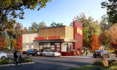 original Newly unveiled Huddle House Drive Thru Rendering Units