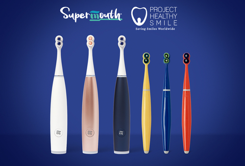 original SuperMouth Partners with Project Healthy Smile to Bring Oral Health Care Education and Products to Children in Need Around the World.