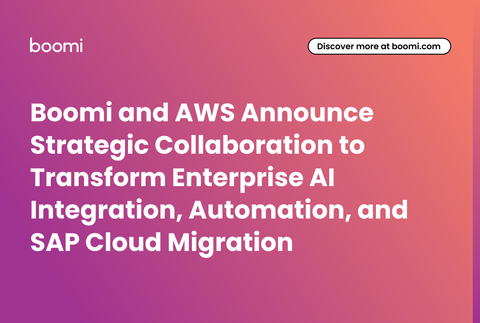 original Boomi and AWS Announce Strategic Collaboration to Transform Enterprise AI Integration, Automation, and SAP Cloud Migration