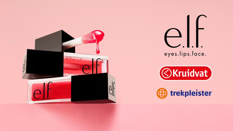 original e.l.f. Beauty expands presence in The Netherlands and Belgium with entry into KRUIDVAT and TREKPLEISTER drugstores. These retail launches mark another step forward in e.l.f.’s mission to make the best in beauty accessible to every eye, lip and face.