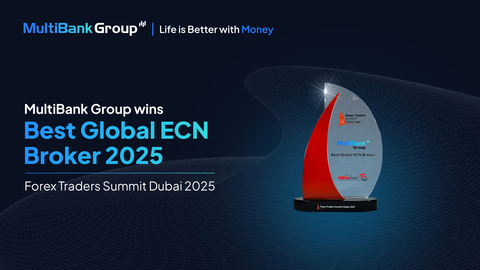 MultiBank Group nombrado Mejor Bróker ECN Global en la Cumbre de Operadores de Forex 2025