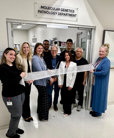original Ribbon cutting ceremony on the new NGS lab