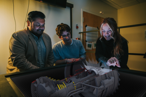 original Created by Avalon Holographics, NOVAC is the world's first commercially available, true holographic multi-user table display.