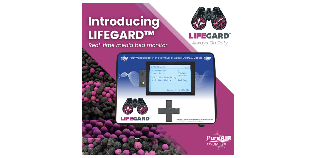 PureAir Filtration Secures U.S. Patent for LIFEGARD™ Media Bed Monitor PureAir Filtration Secures U.S. Patent for LIFEGARD™ Media Bed Monitor