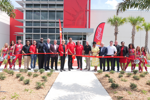 original Local community supports Coke Florida ribbon cutting.