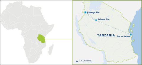 original Figure 1: Kabanga Nickel Project location in Tanzania.