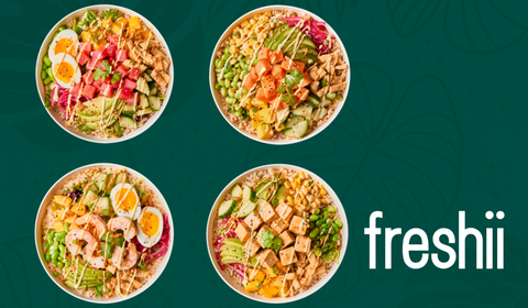 June 3, 2025 – Freshii firms up its foray into the popular poke food segment, now offering a variety of premium-quality poke bowls with salmon-grade salmon, ahi tuna, prawns and tofu – teriyaki style or with ponzu sauce.