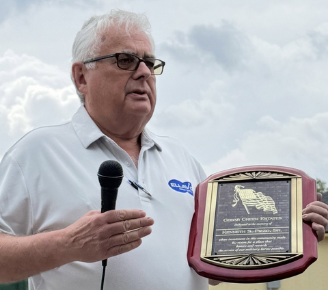 original Robert Hutchins, CEO of Ellavoz Impact Capital at the Cedar Creek Estates Dedication Event.