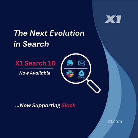 original X1 Search is Now Available with Slack.