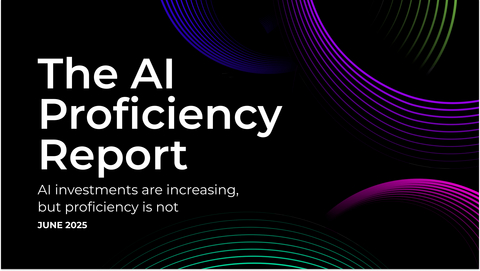original Section's 3rd AI Proficiency Report finds that companies are taking the right steps, but they're not resulting in AI ROI.